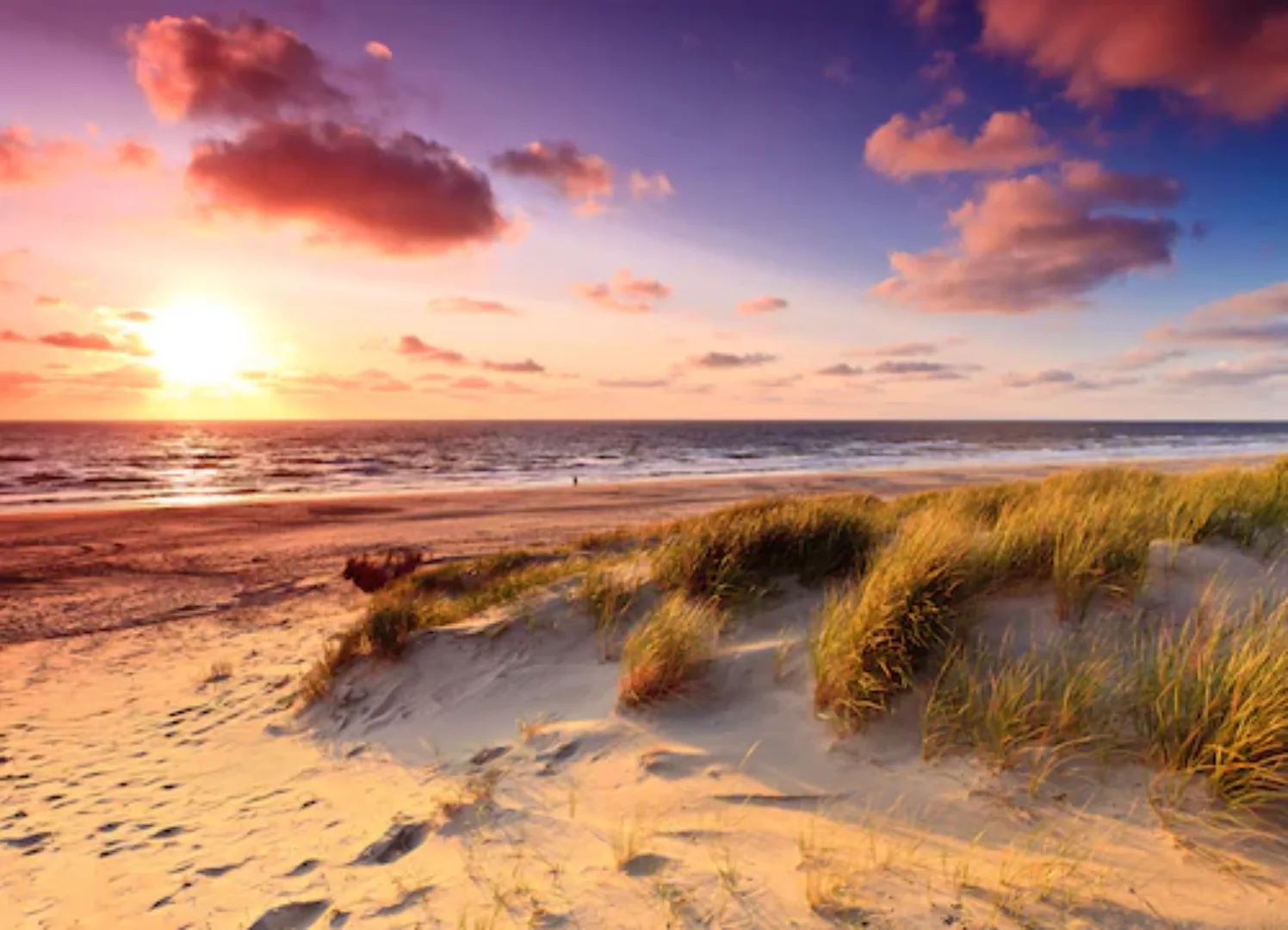 Papermoon Fototapete »Dunes Sunset« günstig online kaufen