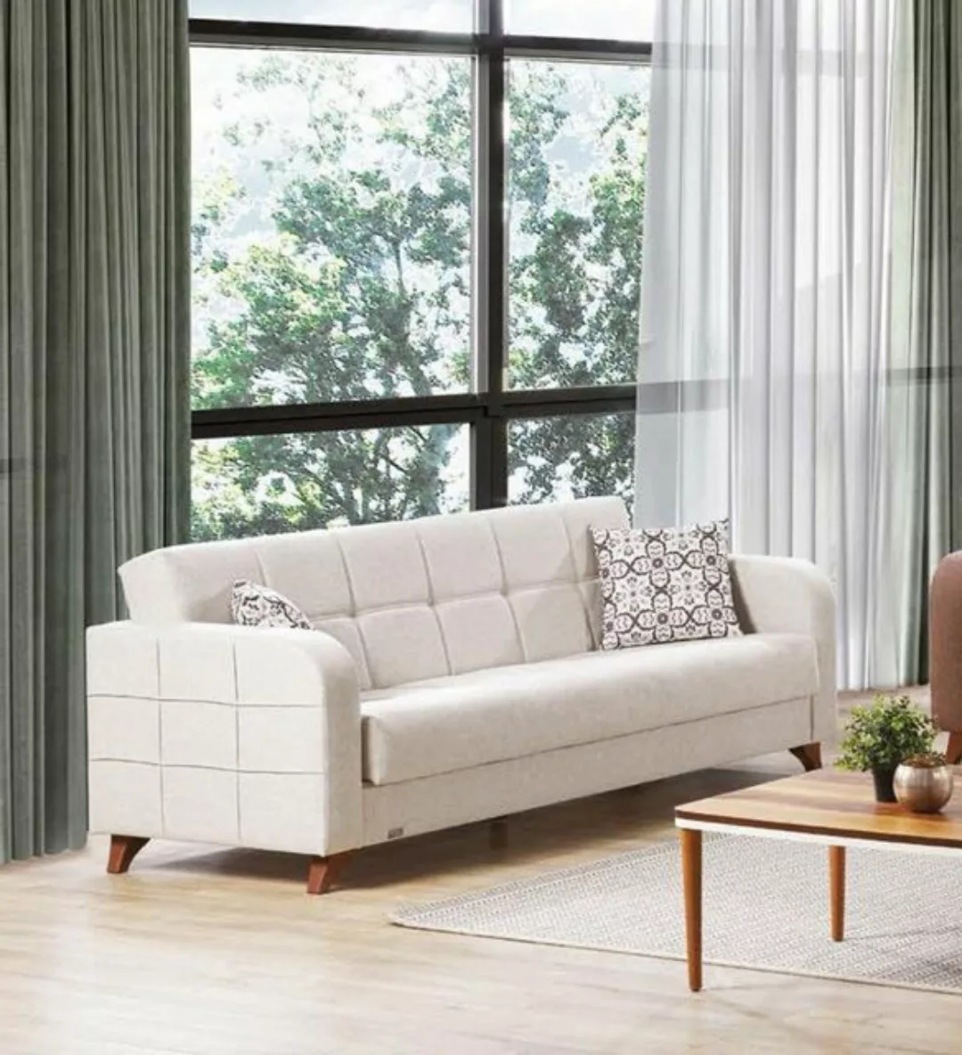 JVmoebel Sofa Dreisitzer Couch Polster Sofa 3 Sitz Sofas Zimmer Möbel Neu D günstig online kaufen