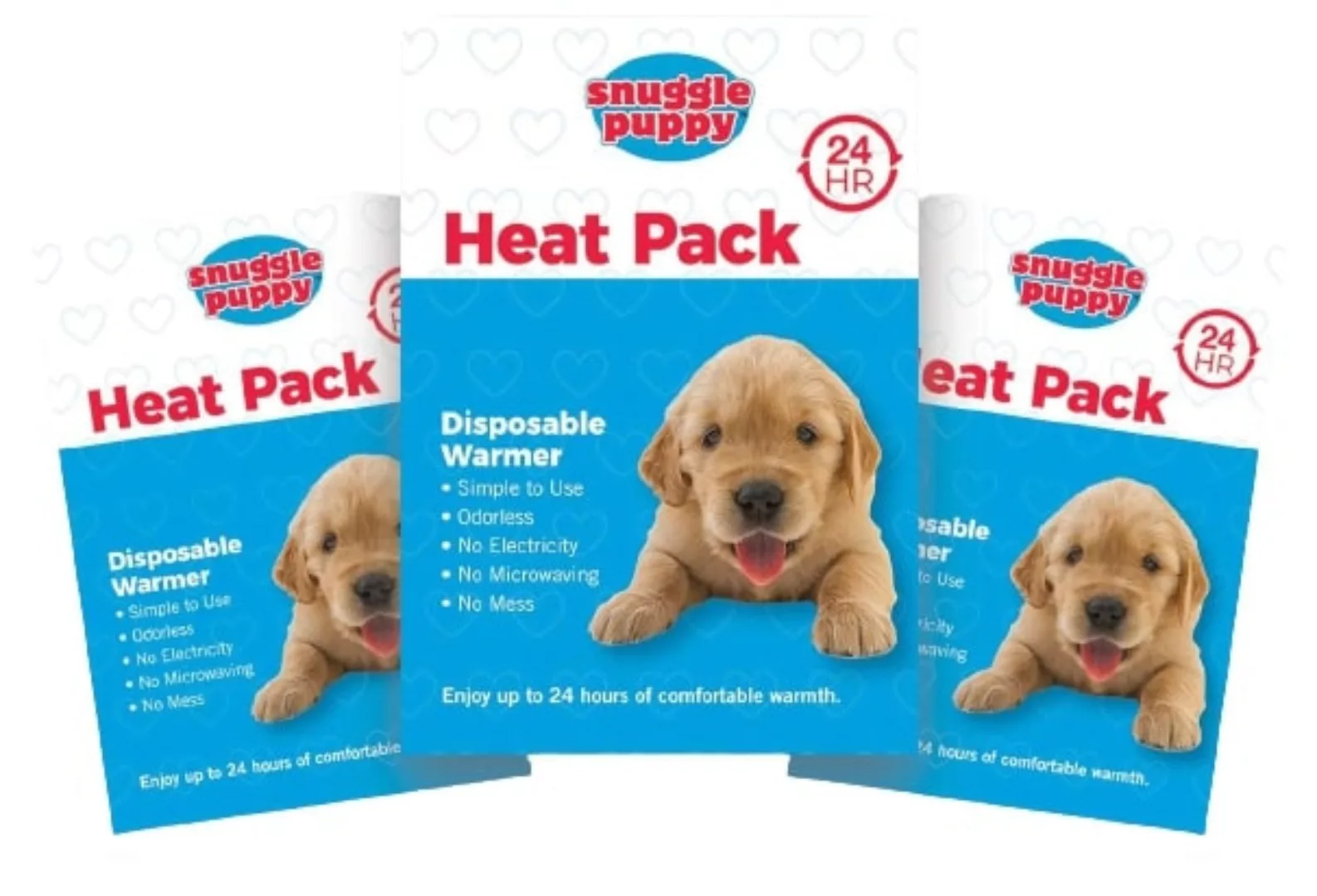 Wärmepackungen Hund 17,8 X 12,7 Cm Weiß 3 Stück günstig online kaufen