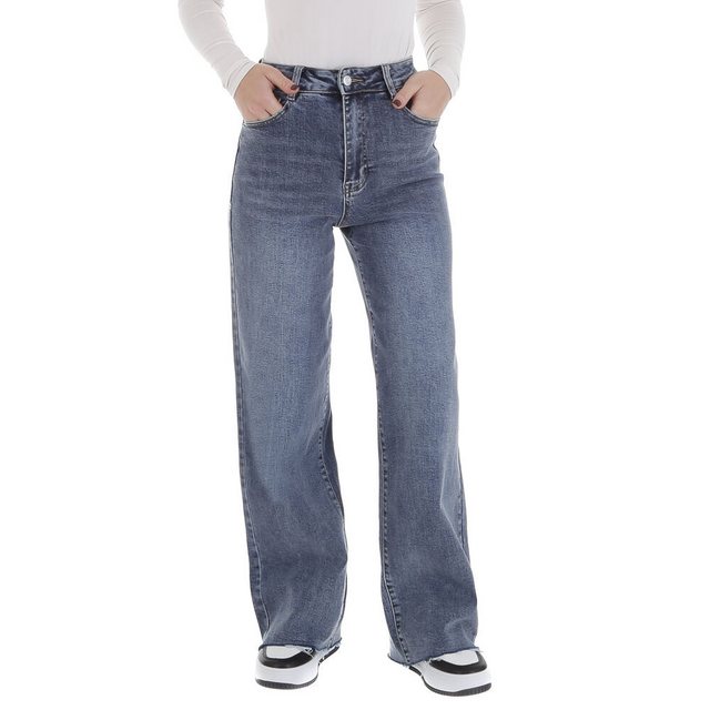 Ital-Design Weite Jeans Damen Freizeit (88836939) Destroyed-Look Stretch Hi günstig online kaufen