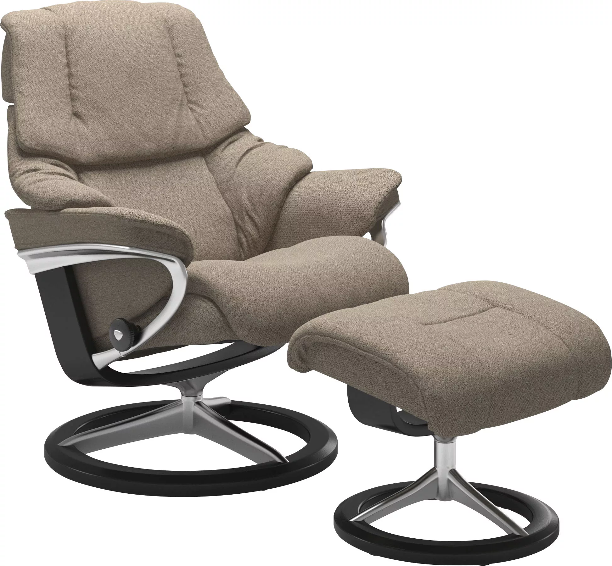 Stressless® Relaxsessel »Reno«, (Set, Relaxsessel mit Hocker), mit Hocker, günstig online kaufen