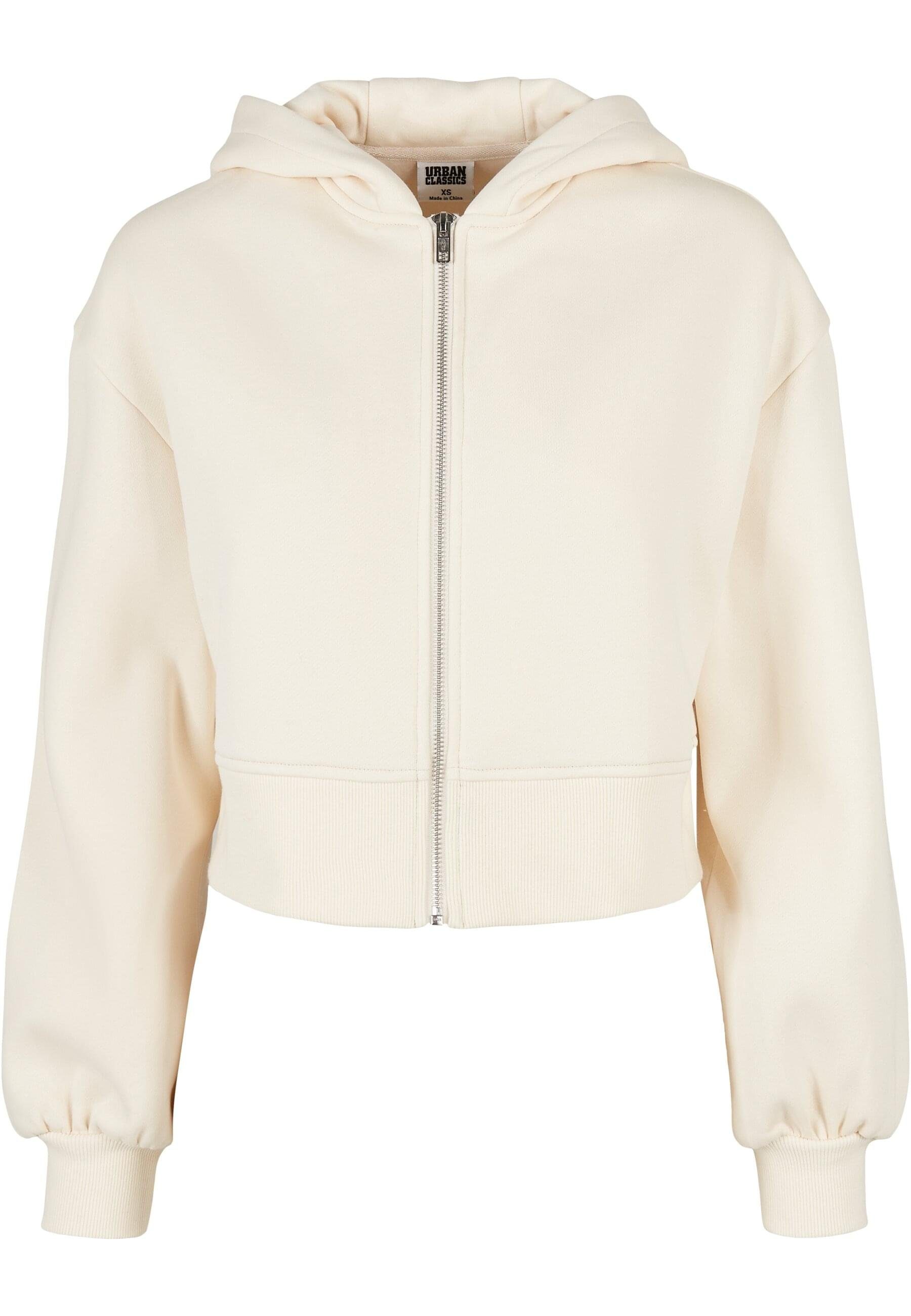 URBAN CLASSICS Sweatjacke "Urban Classics Damen Ladies Short Oversized Zip günstig online kaufen