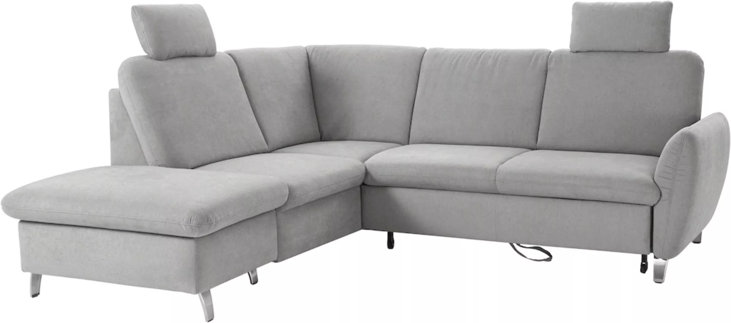 sit&more Ecksofa "Santo L-Form", mit Federkern, wahlweise mit Bettfunktion günstig online kaufen