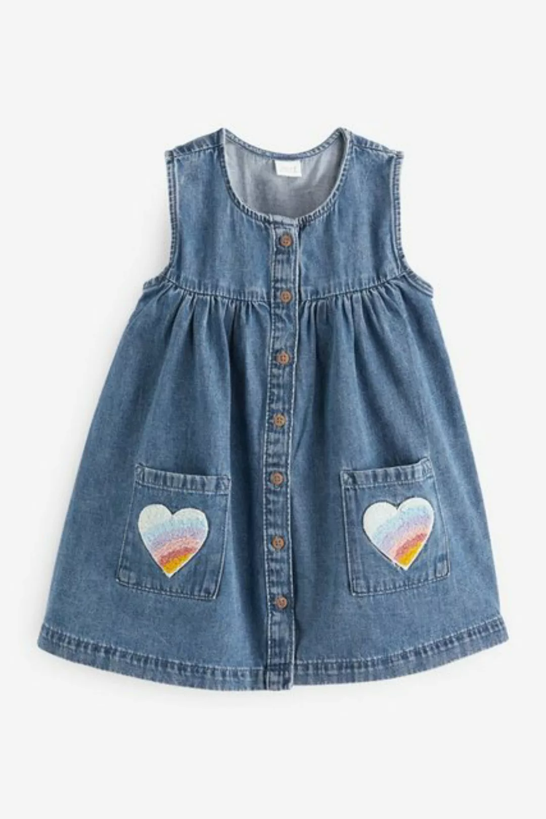Next Jeanskleid Kleid mit Herzdetail (1-tlg) günstig online kaufen