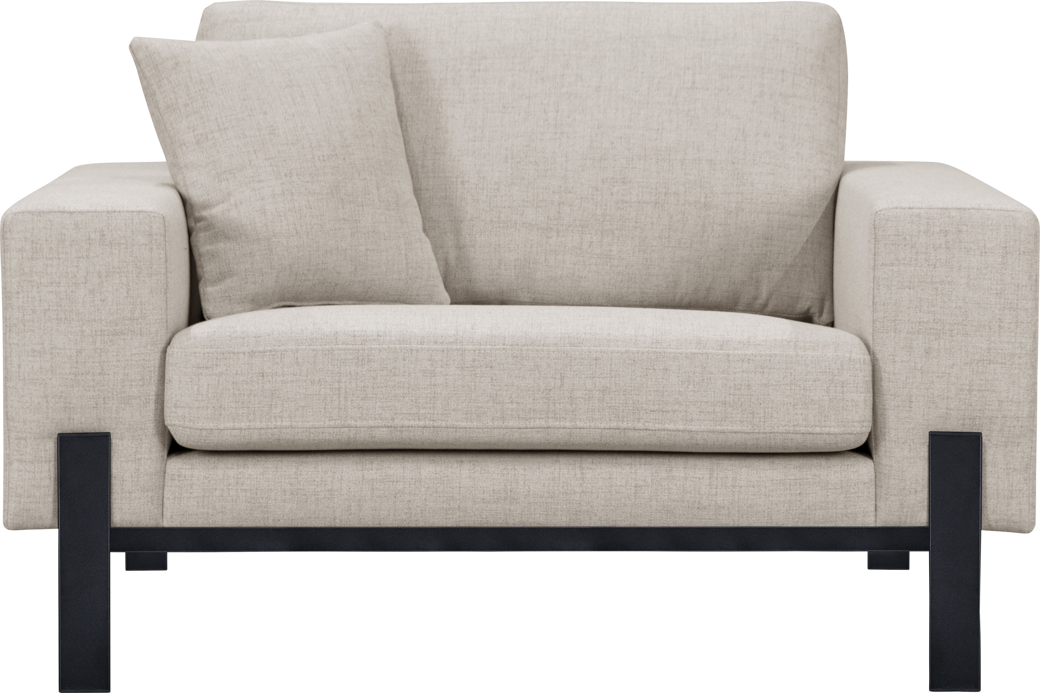 OTTO products Loveseat "Ennis Sessel Metallgestell", Verschiedene Bezugsqua günstig online kaufen