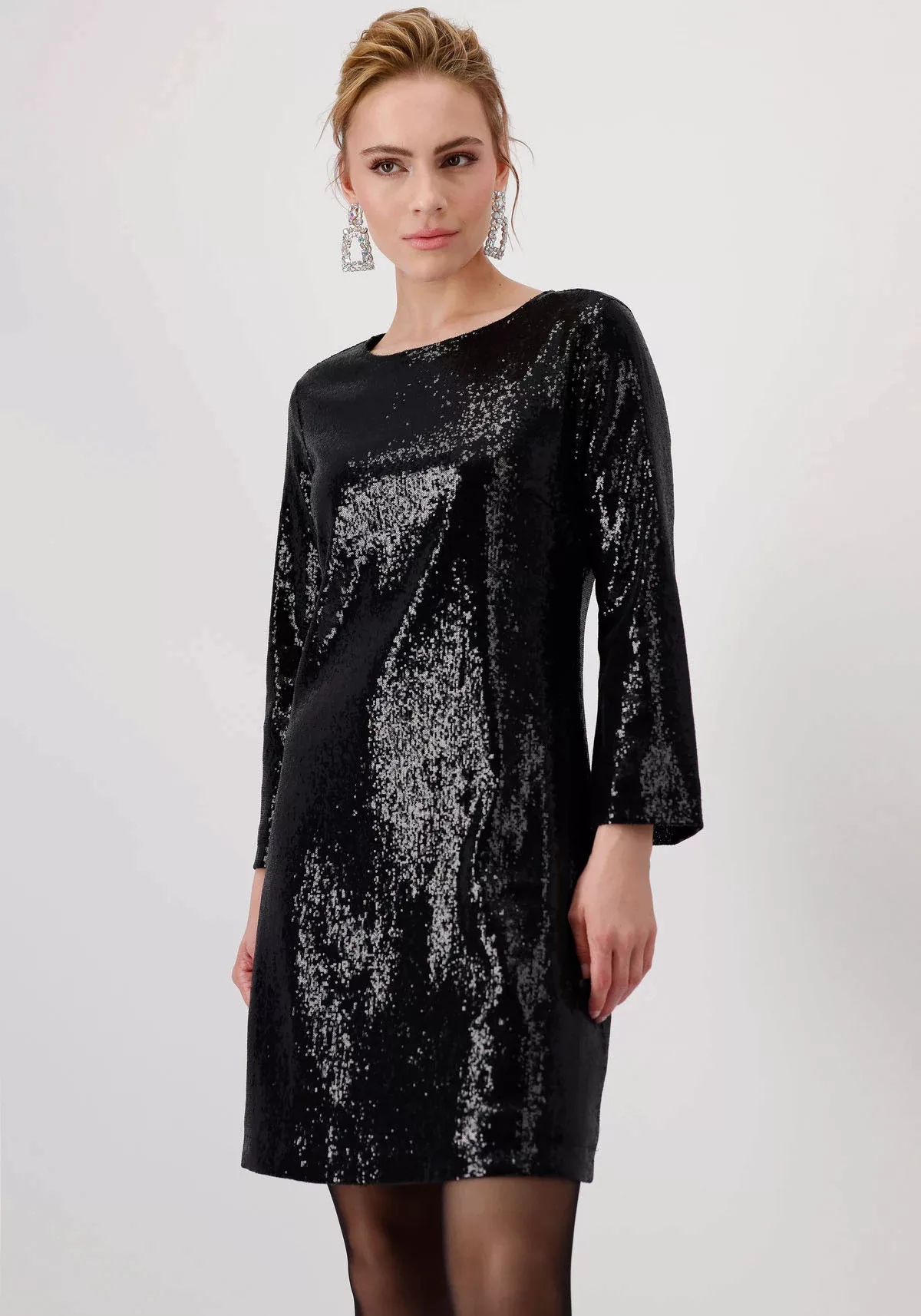 Monari Cocktailkleid, mit glänzenden Pailletten günstig online kaufen