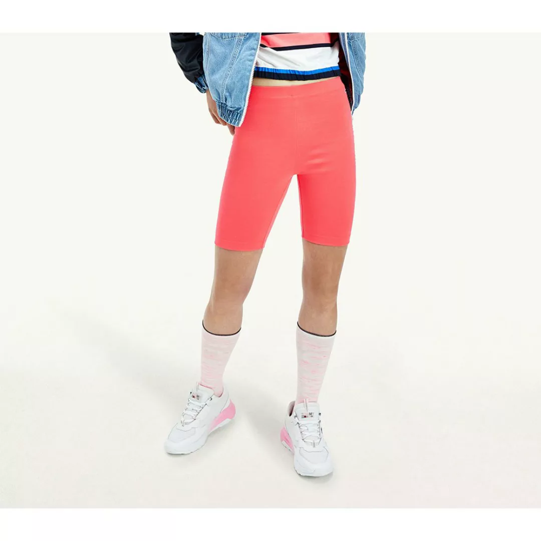Tommy Jeans Fitted Branded Bike Shorts XS Diva Pink günstig online kaufen