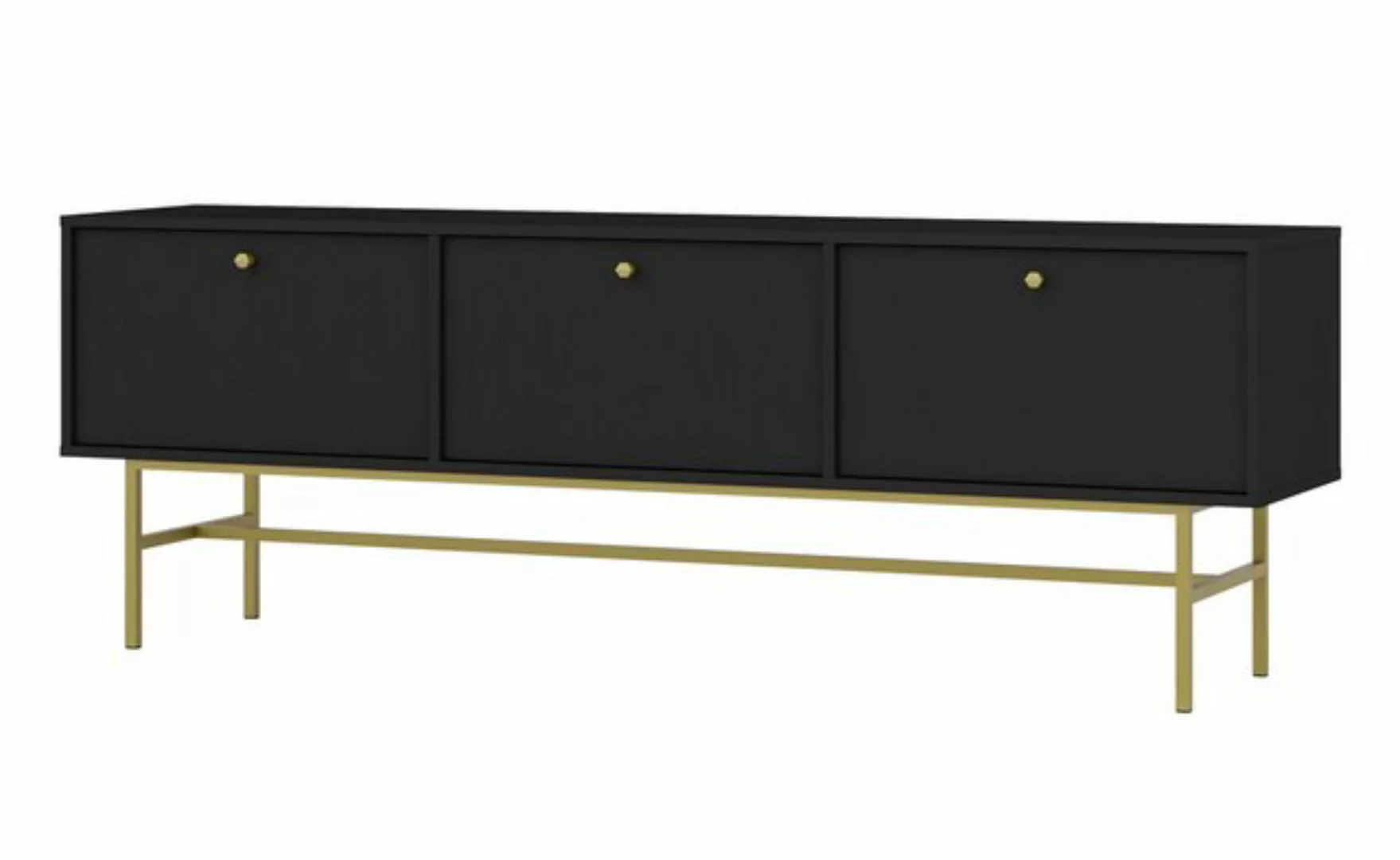 Furnix TV-Schrank Tonkin Sideboard mit drei Fächern Design Lowboard Breite günstig online kaufen