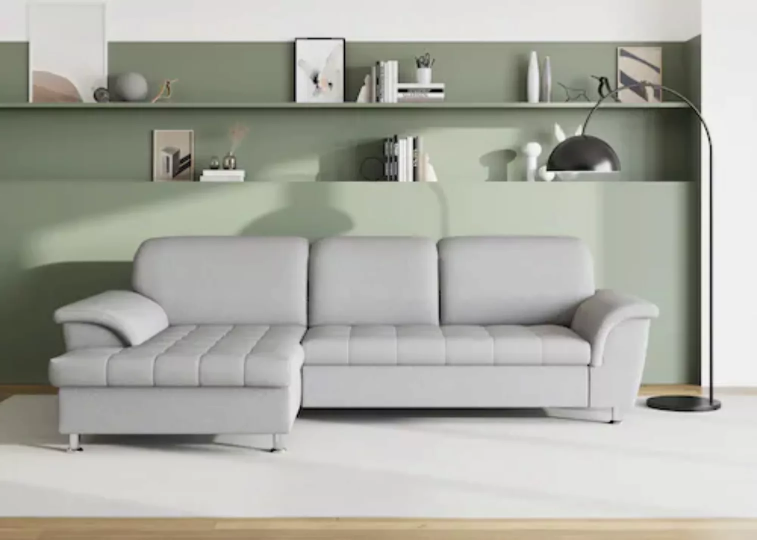 DOMO collection Ecksofa Franzi, wahlweise mit Bettfunktion, Bettkasten und günstig online kaufen