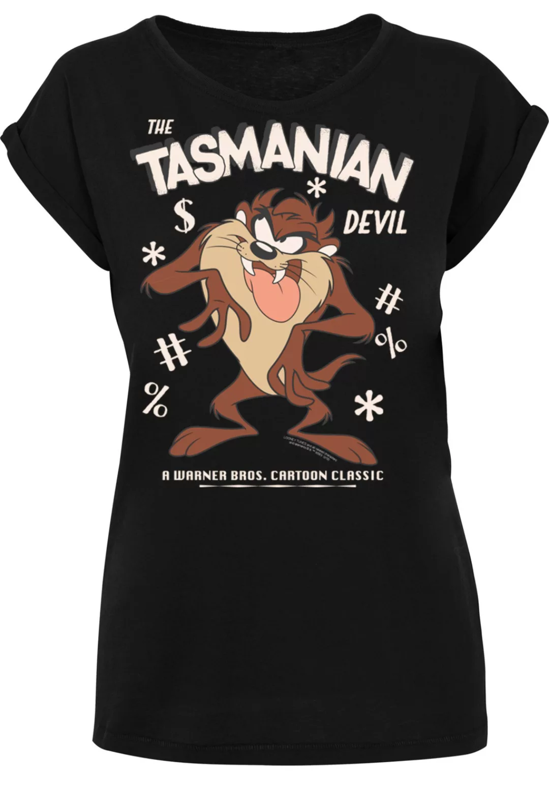 F4NT4STIC T-Shirt "Looney Tunes Taz Vintage Tasmanian Devil", Damen,Premium günstig online kaufen