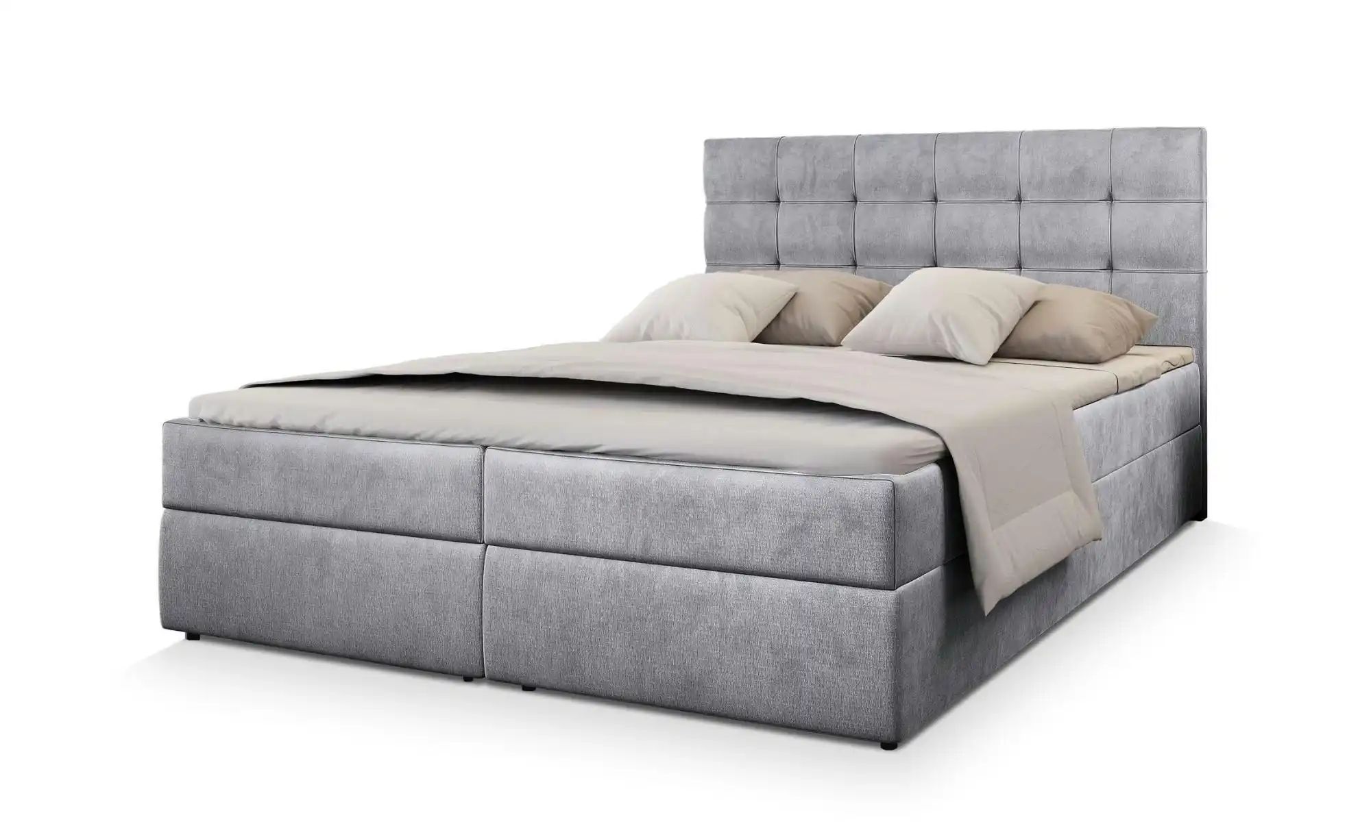 MASSENO Boxbett mit Bettkasten Glos ¦ grau ¦ Maße (cm): B: 140 H: 98 Betten günstig online kaufen