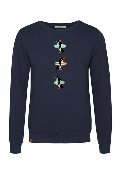 Nature Penguins Surf Wild - Sweatshirt Für Herren günstig online kaufen