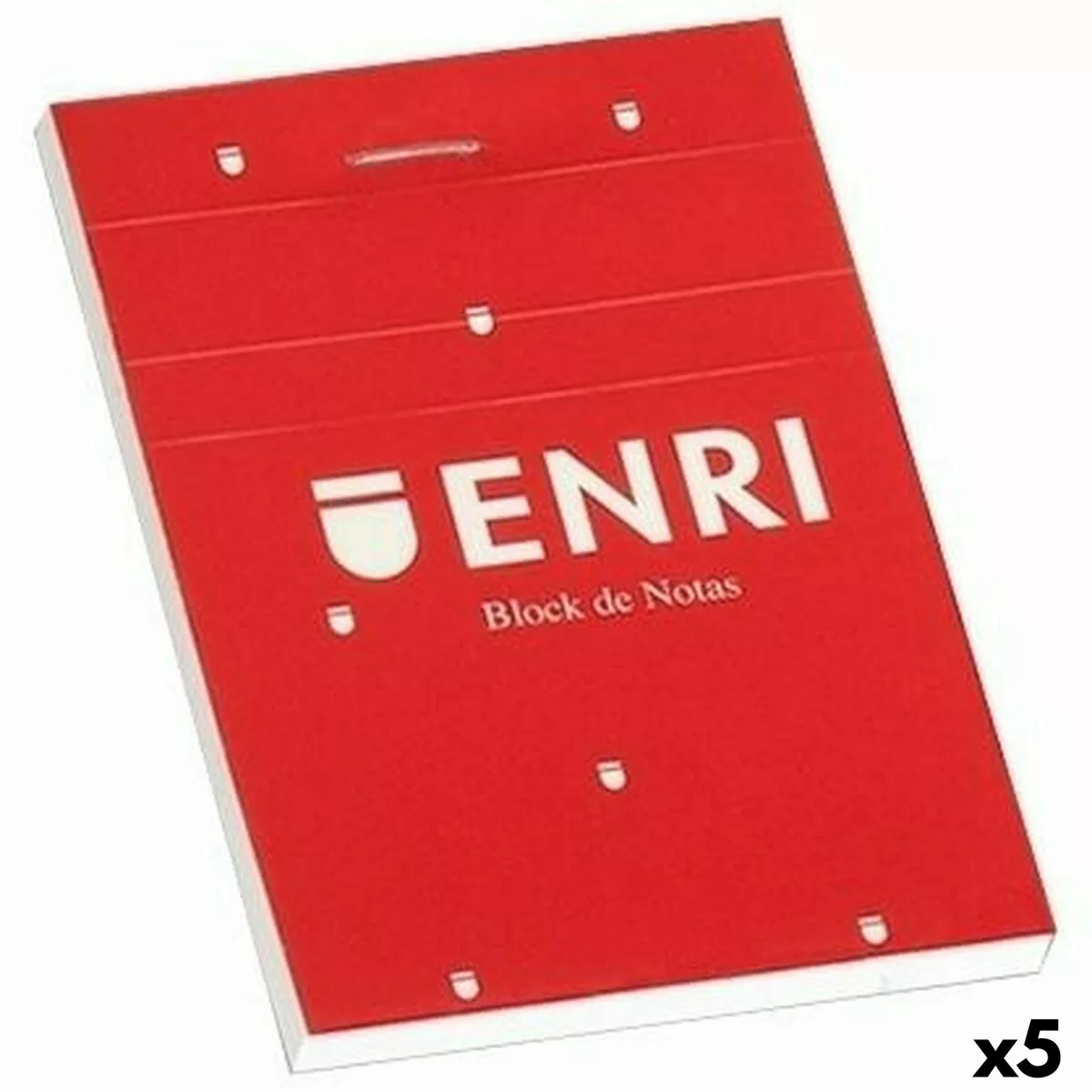 Schein Notizblock Enri Rot A4 80 Bettlaken (5 Stück) günstig online kaufen