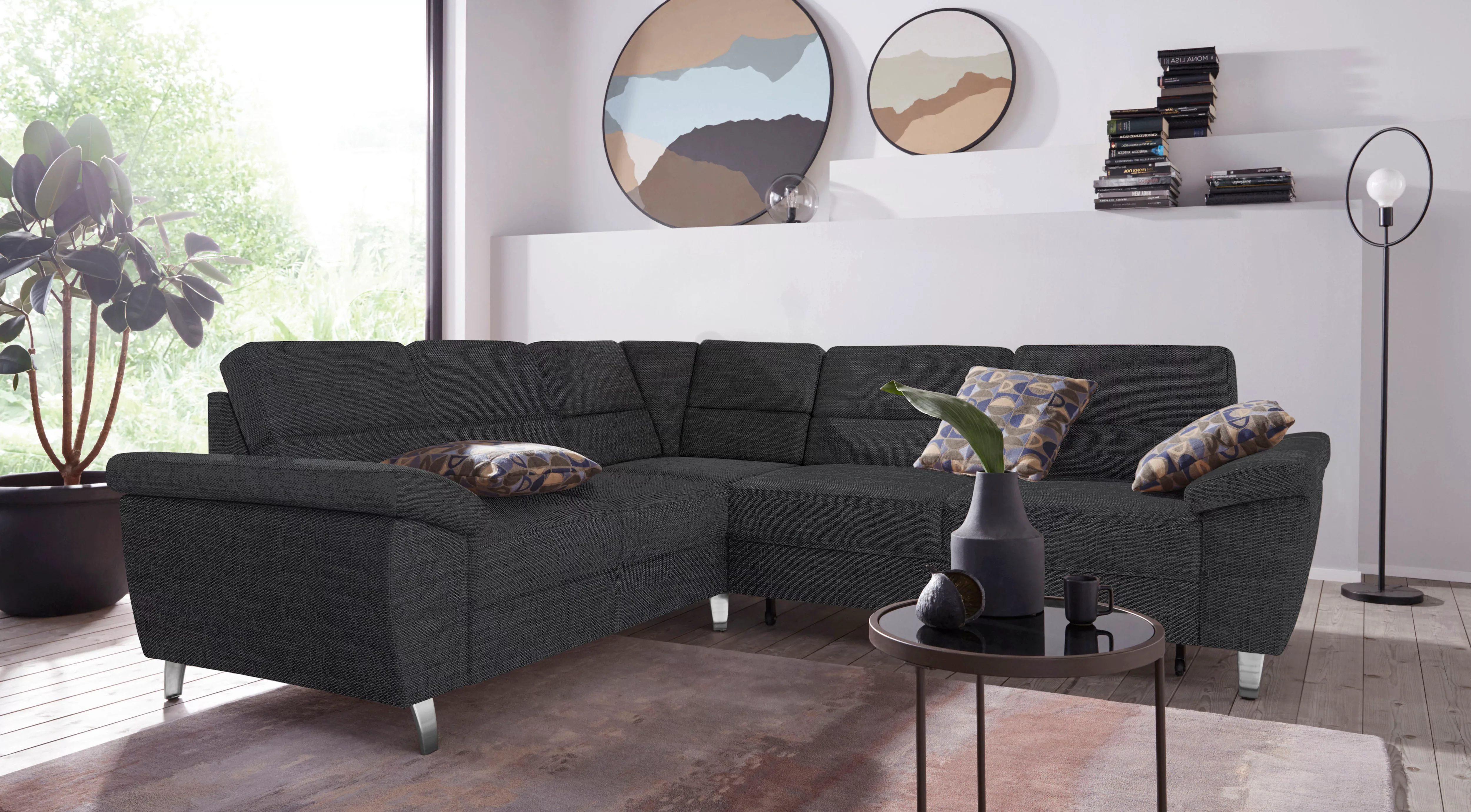sit&more Ecksofa "Sorano L-Form", wahlweise mit Bett- und Relaxfunktion, in günstig online kaufen