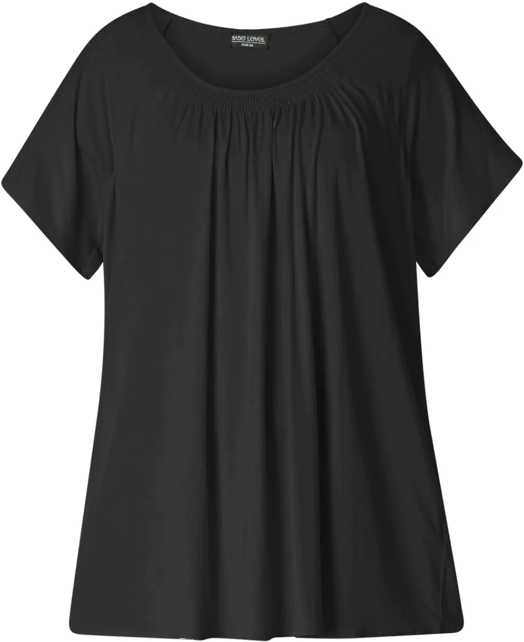 Base Level Curvy T-Shirt Yokia In formstabiler Baumwoll-Mischqualität günstig online kaufen