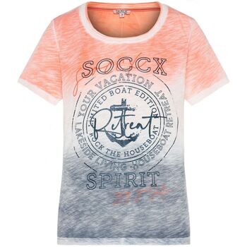 Soccx  T-Shirt T-Shirt ROCK THE BOAT Kurzarmshirt günstig online kaufen