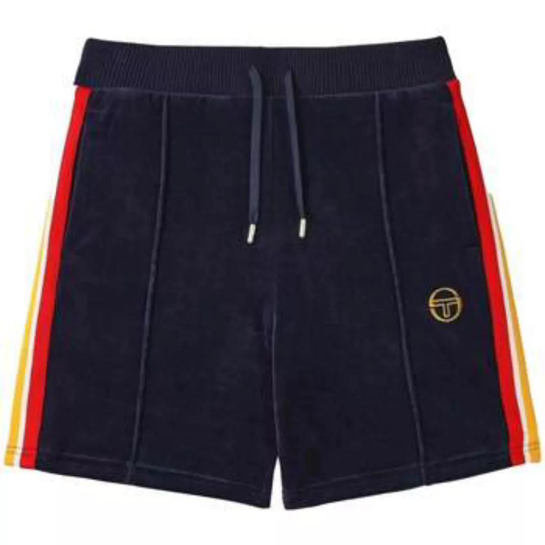 Sergio Tacchini  Shorts Slice Velour Shorts Maritime Blue/Gold günstig online kaufen