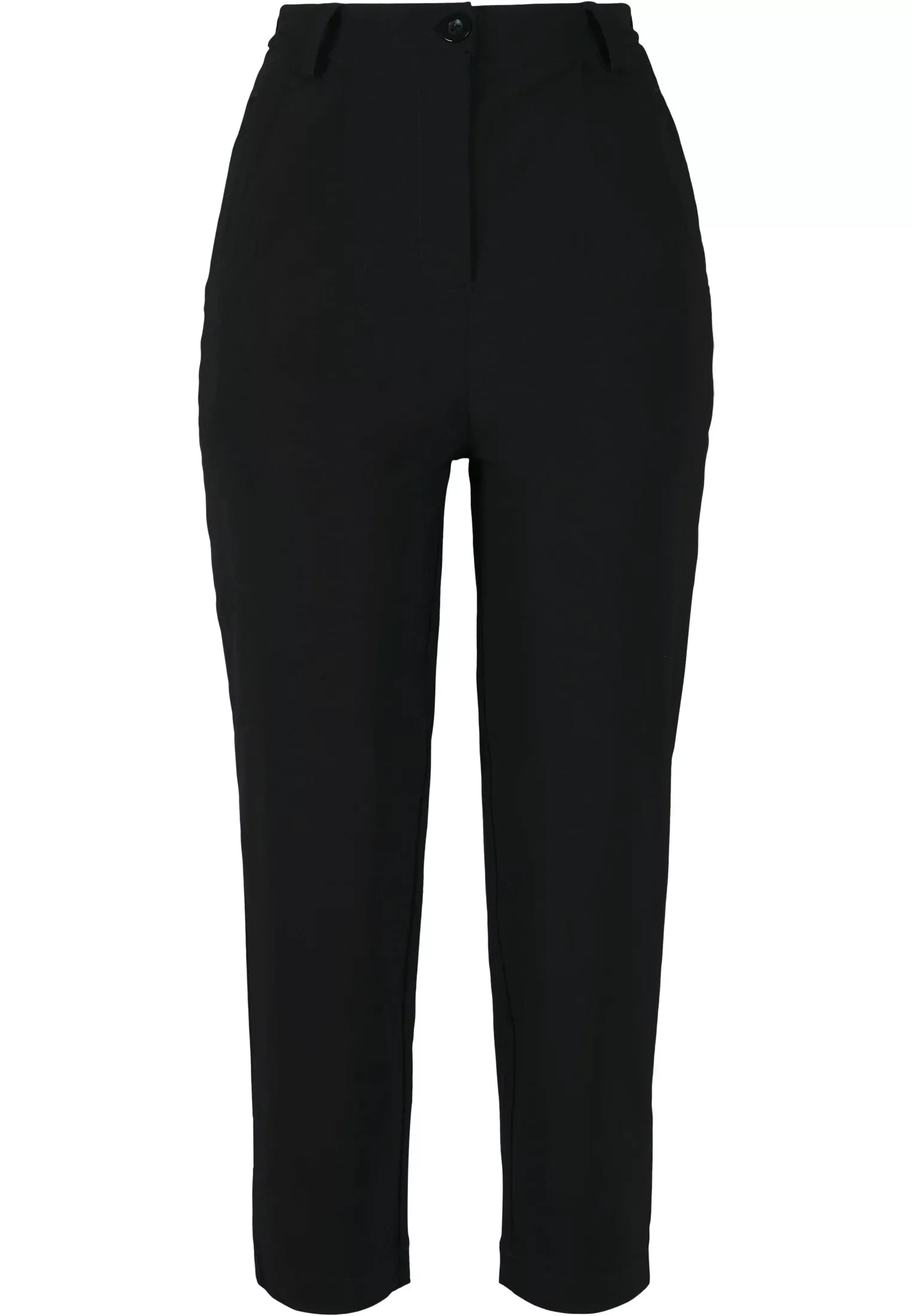 URBAN CLASSICS Stoffhose "Damen Ladies High Waist Cropped Pants", (1 tlg.) günstig online kaufen