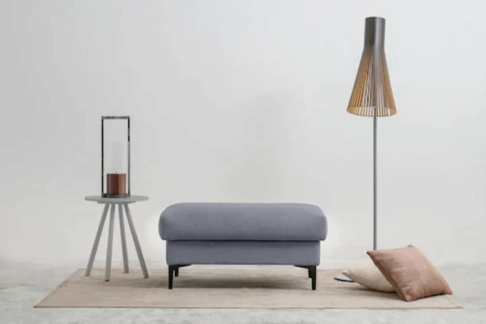 INOSIGN Hocker »Henry«, mit Metallbeinen, in modernem Design günstig online kaufen