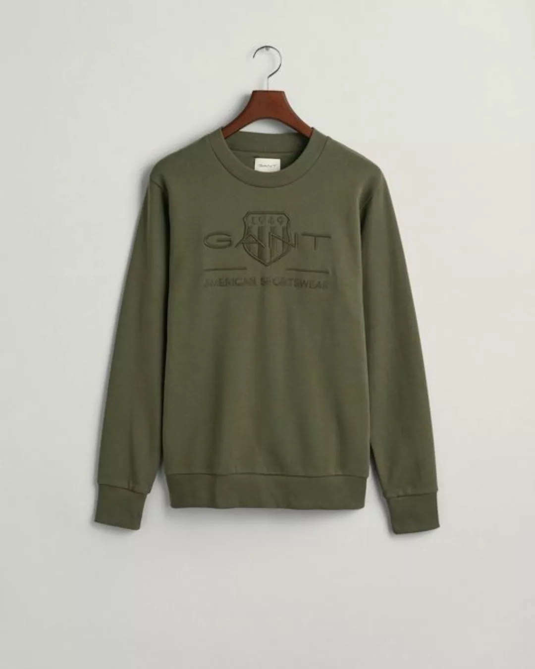 Gant Strickpullover GANT / He.Sweatshirt / REG TONAL SHIELD C-NECK SWEAT günstig online kaufen