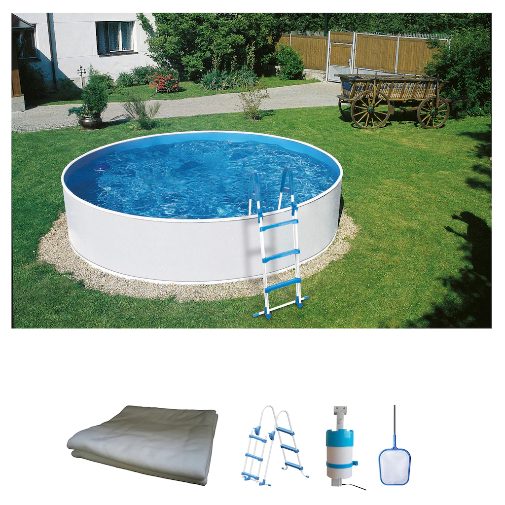 KONIFERA Rundpool "RB AQUAFUN", (Set, 5 tlg.), ØxH: 355x90 cm günstig online kaufen