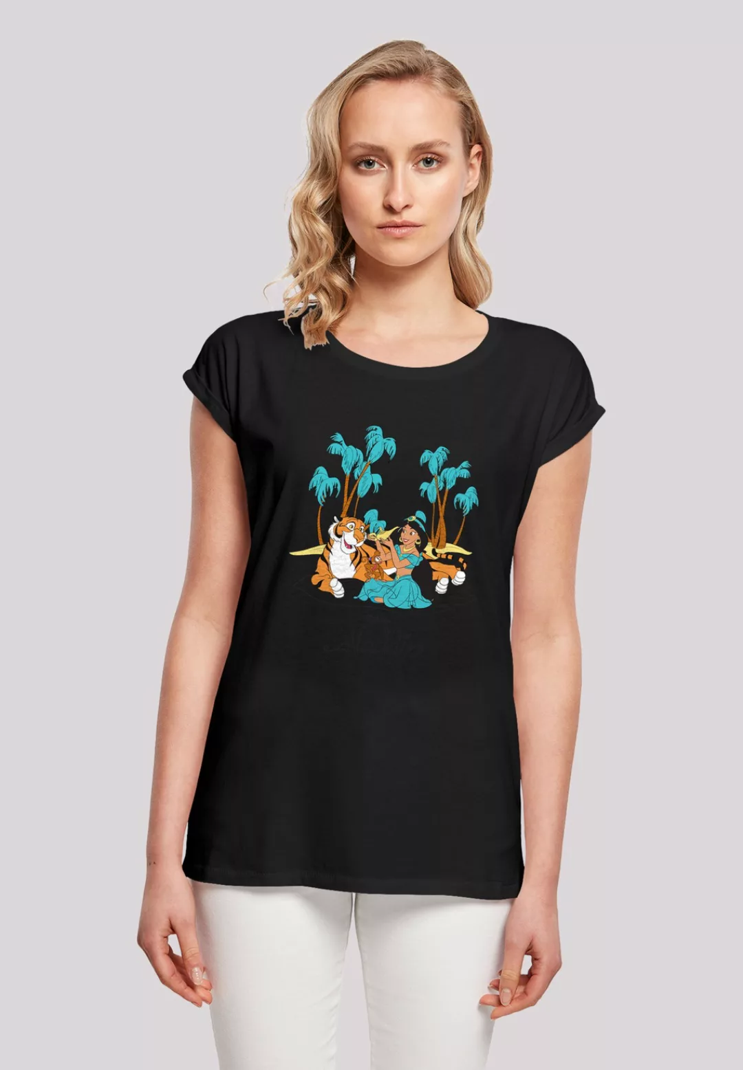 F4NT4STIC T-Shirt Aladdin Jasmine Abu Rajah Beach Print günstig online kaufen