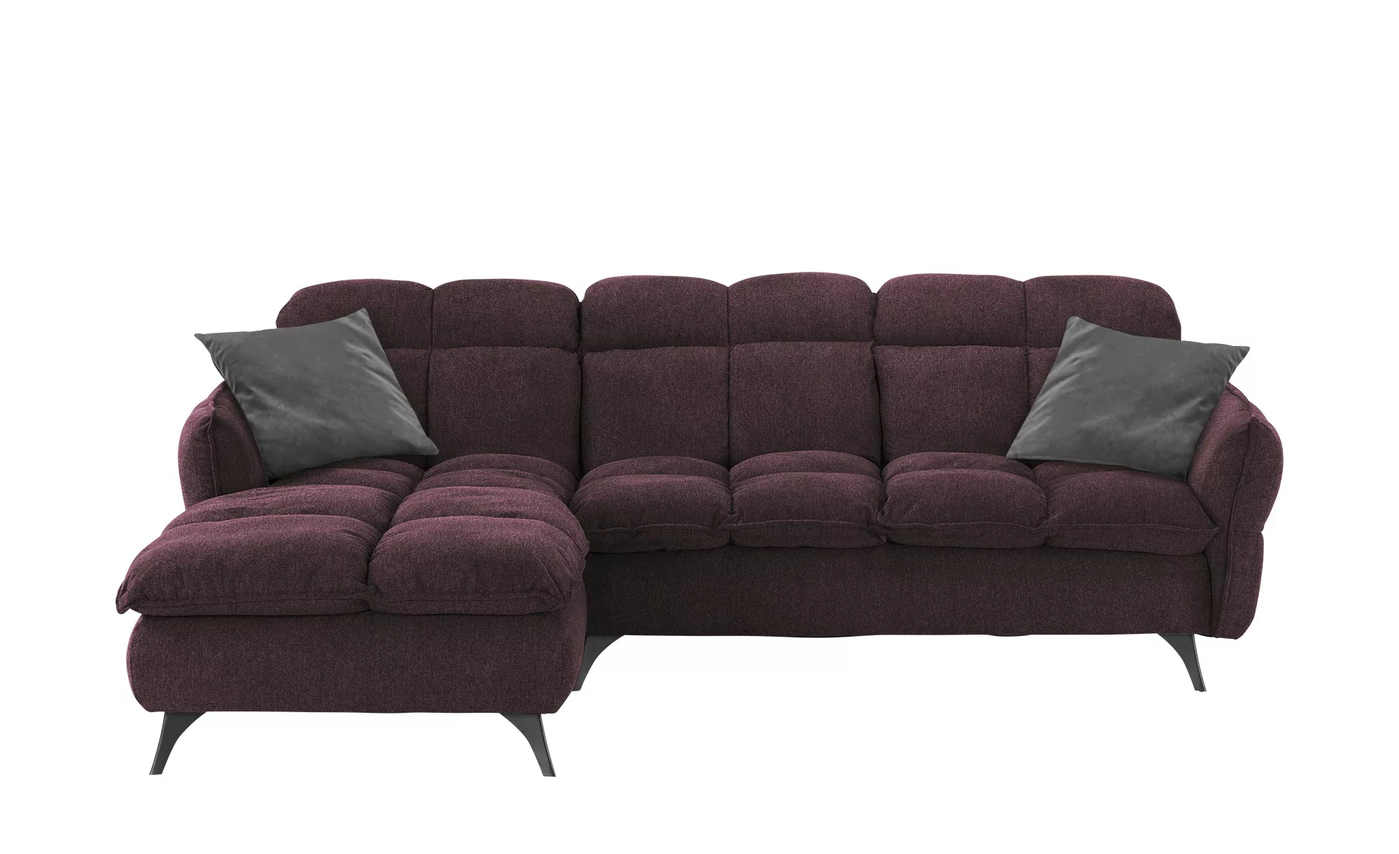 bobb Ecksofa  Key West ¦ lila/violett ¦ Maße (cm): B: 288 H: 106 T: 213 Pol günstig online kaufen