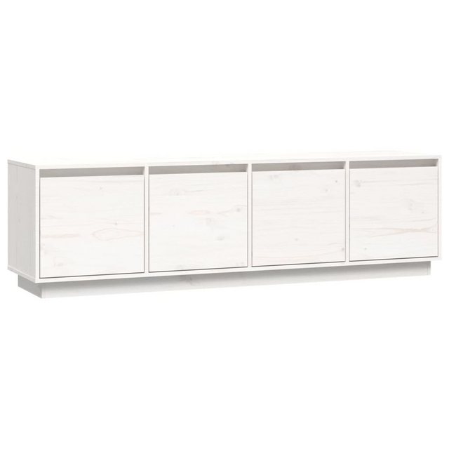 furnicato TV-Schrank Weiß 156x37x45 cm Massivholz Kiefer (1-St) günstig online kaufen