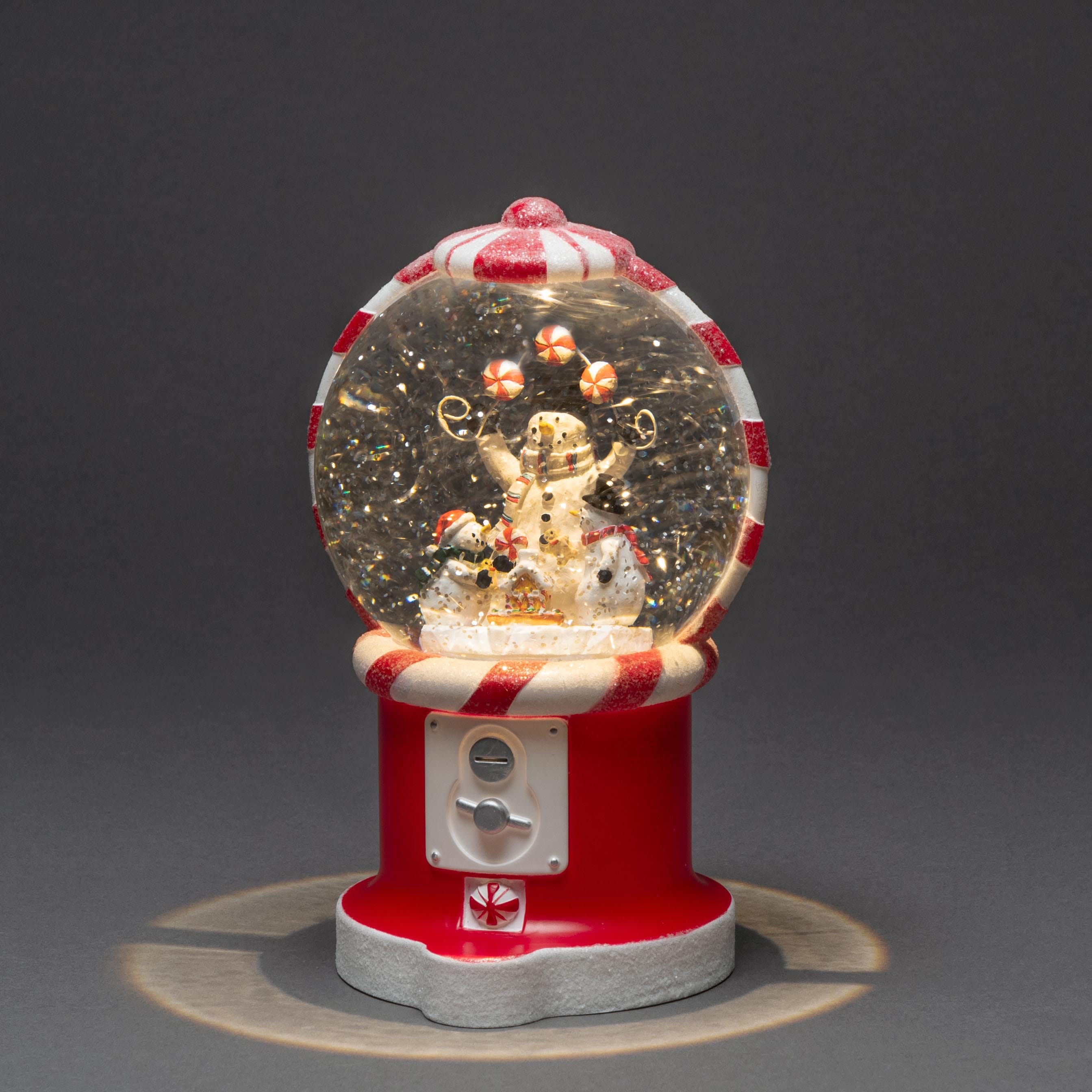 KONSTSMIDE LED Laterne »Süßigkeitenautomat mit 3 Schneemännern, Weihnachtsd günstig online kaufen