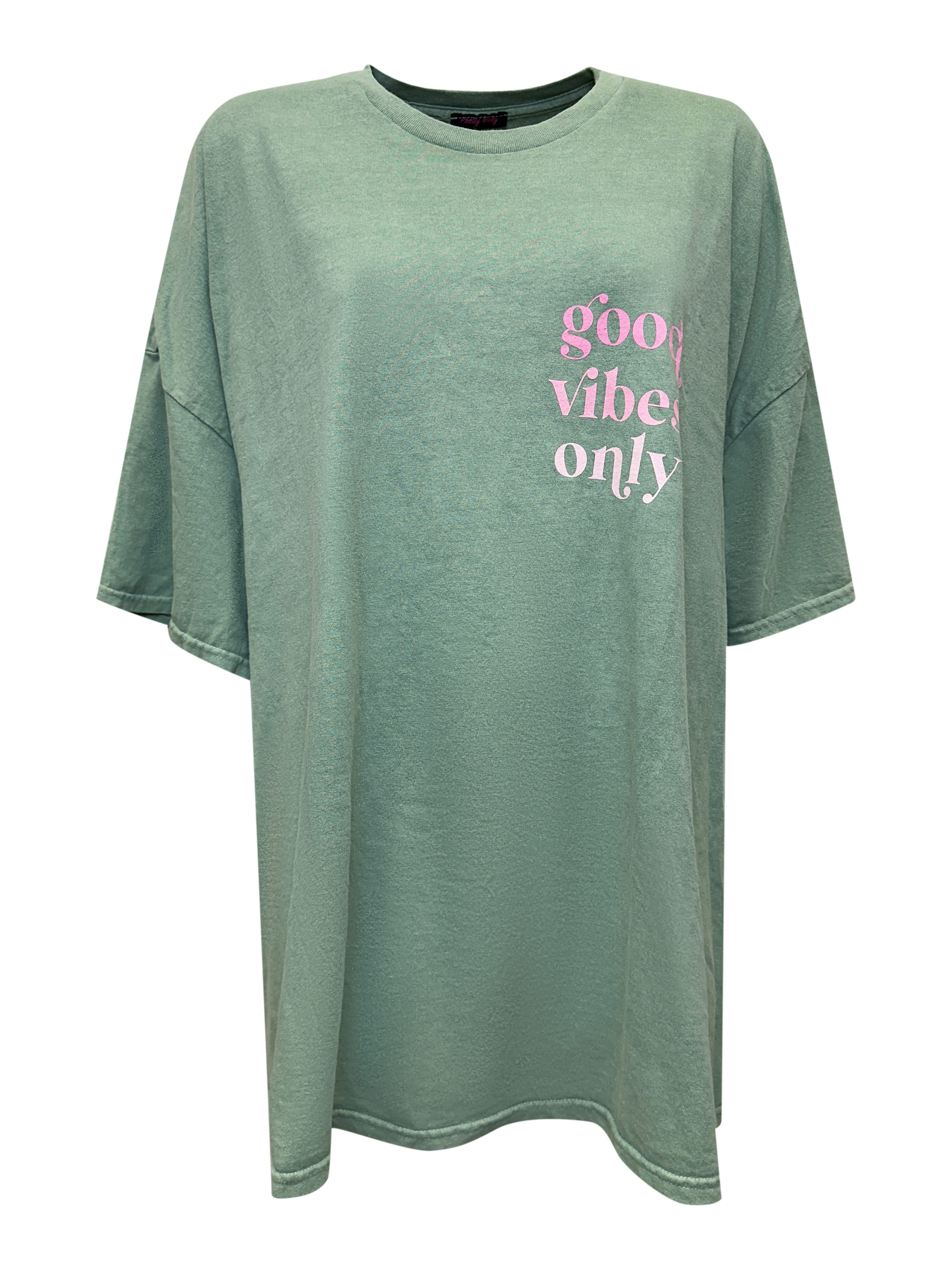 Worldclassca T-Shirt Worldclassca Oversized VIBES Print günstig online kaufen