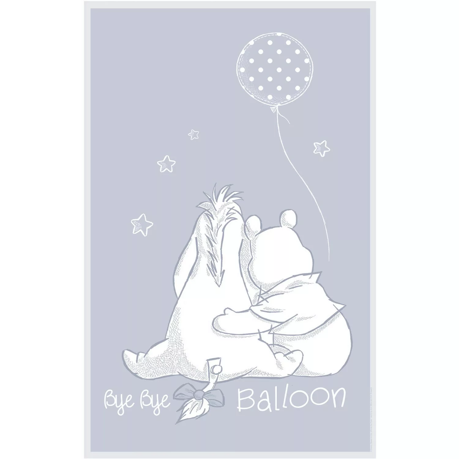 Komar Wandbild Winnie Pooh Balloon 50 x 70 cm günstig online kaufen