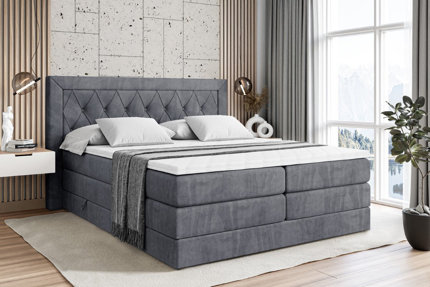 ALTDECOR Boxspringbett NOEL KING günstig online kaufen