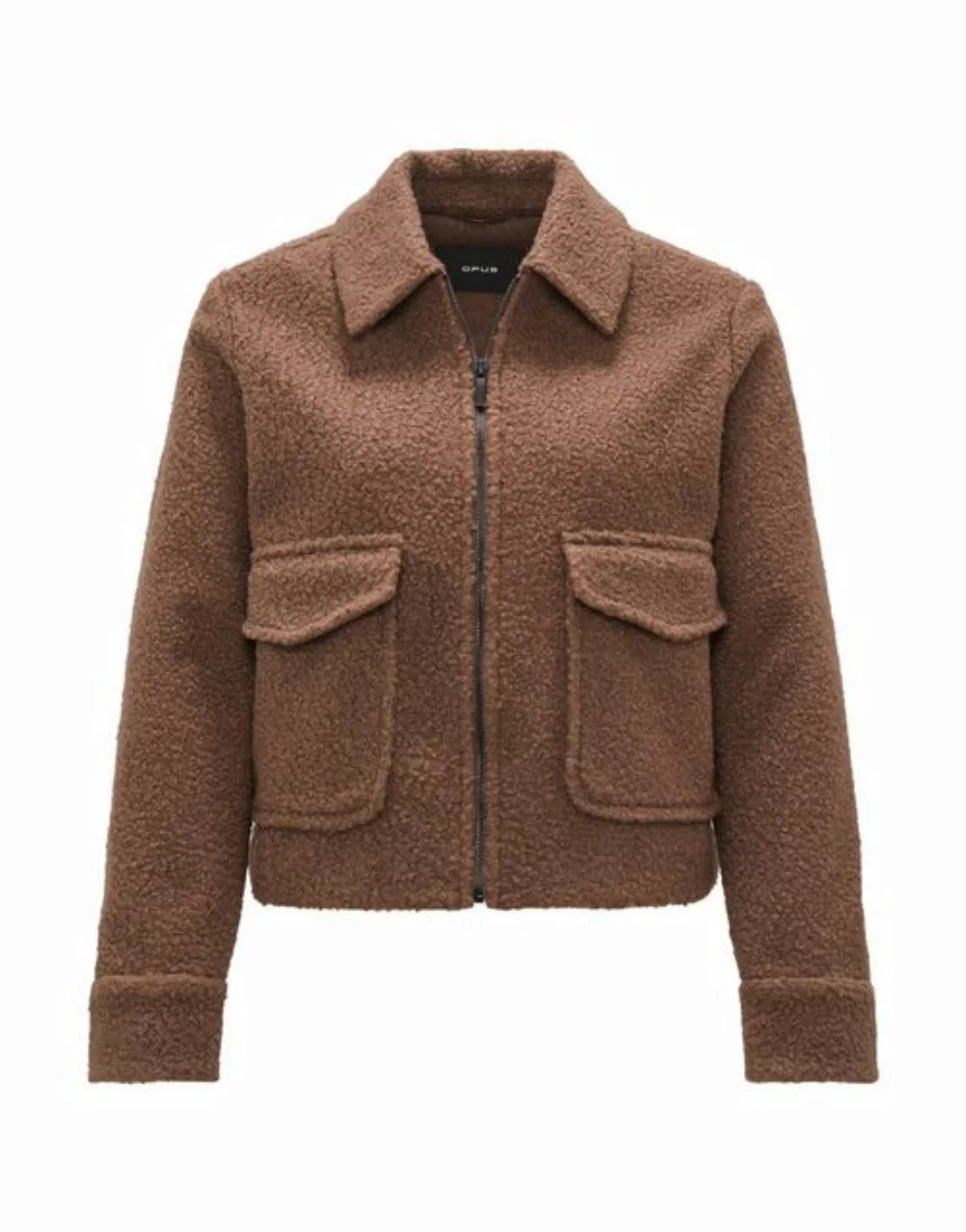 OPUS Kurzjacke Holma lockere Passform Teddyfell günstig online kaufen