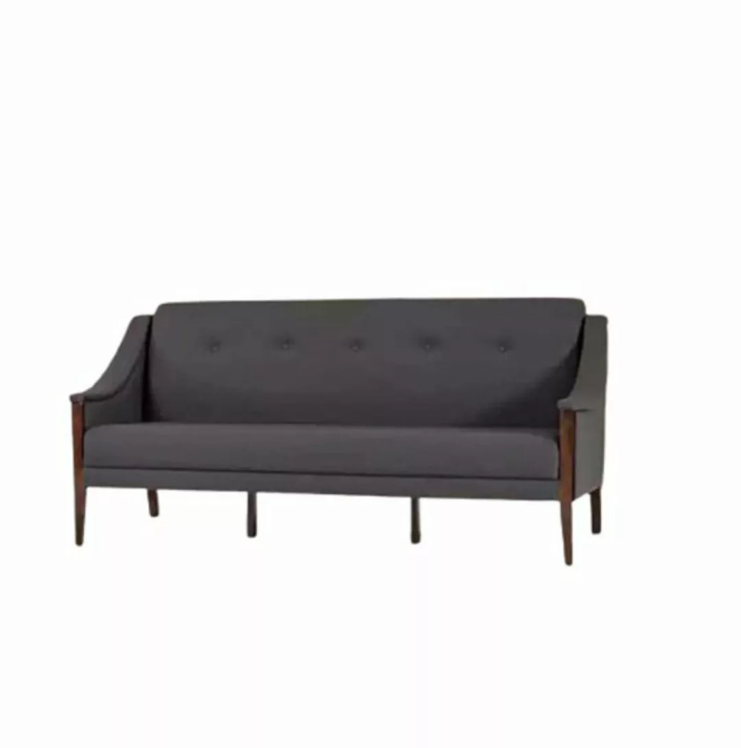 Xlmoebel Sofa Designer-Sofa in Dunkelgrau für drei Personen - Polstercouch günstig online kaufen