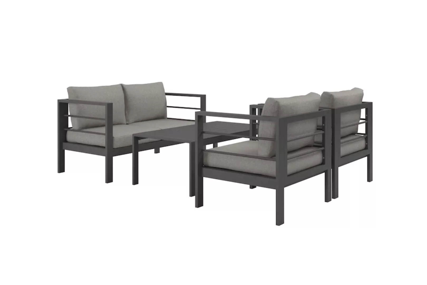 KONIFERA Gartenlounge-Set ""New Jersey"", (Set, 12 tlg., 1x2er Sofa, 2 Sess günstig online kaufen