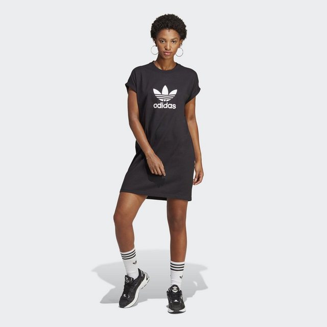 adidas Originals Shirtkleid ADICOLOR CLASSICS TREFOIL T-SHIRT-KLEID günstig online kaufen