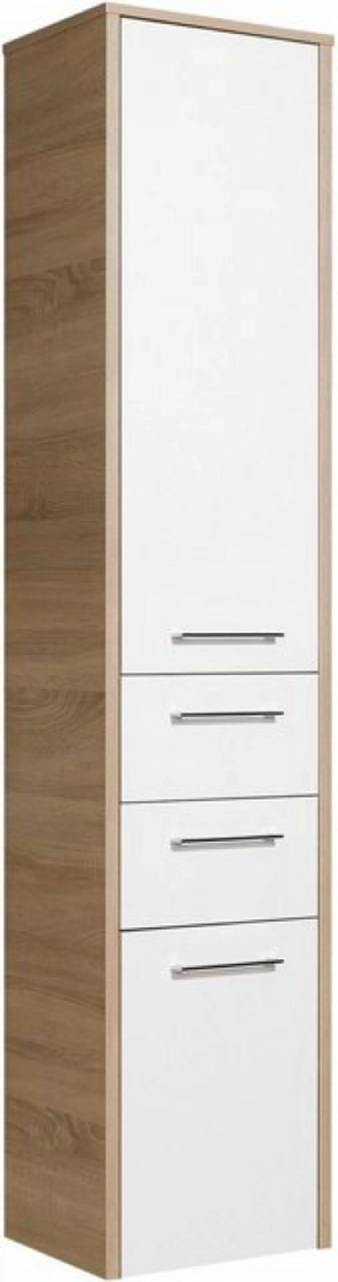 Saphir Hochschrank Quickset 382 Badschrank 40 cm breit, 2 Türen, 2 Schublad günstig online kaufen