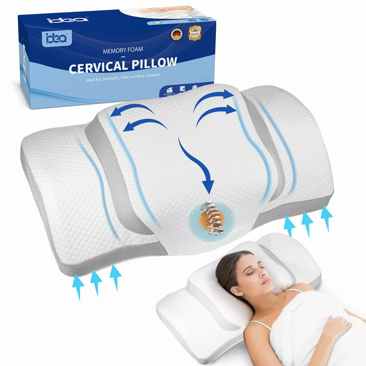 Esun Kopfkissen Memory Foam Kissen Kopfkissen, günstig online kaufen