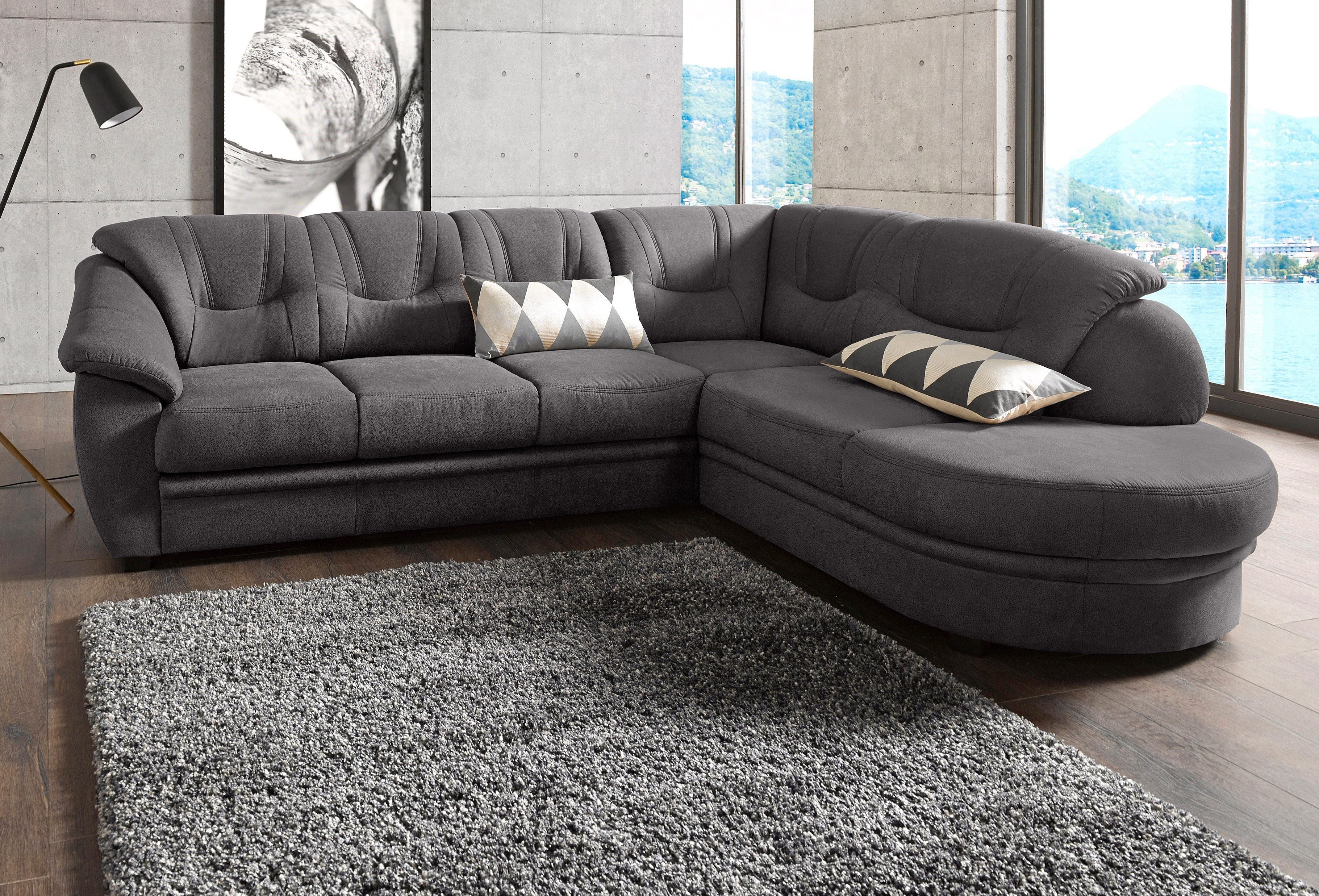 sit&more Ecksofa "Mailand L-Form", wahlweise mit Bettfunktion günstig online kaufen