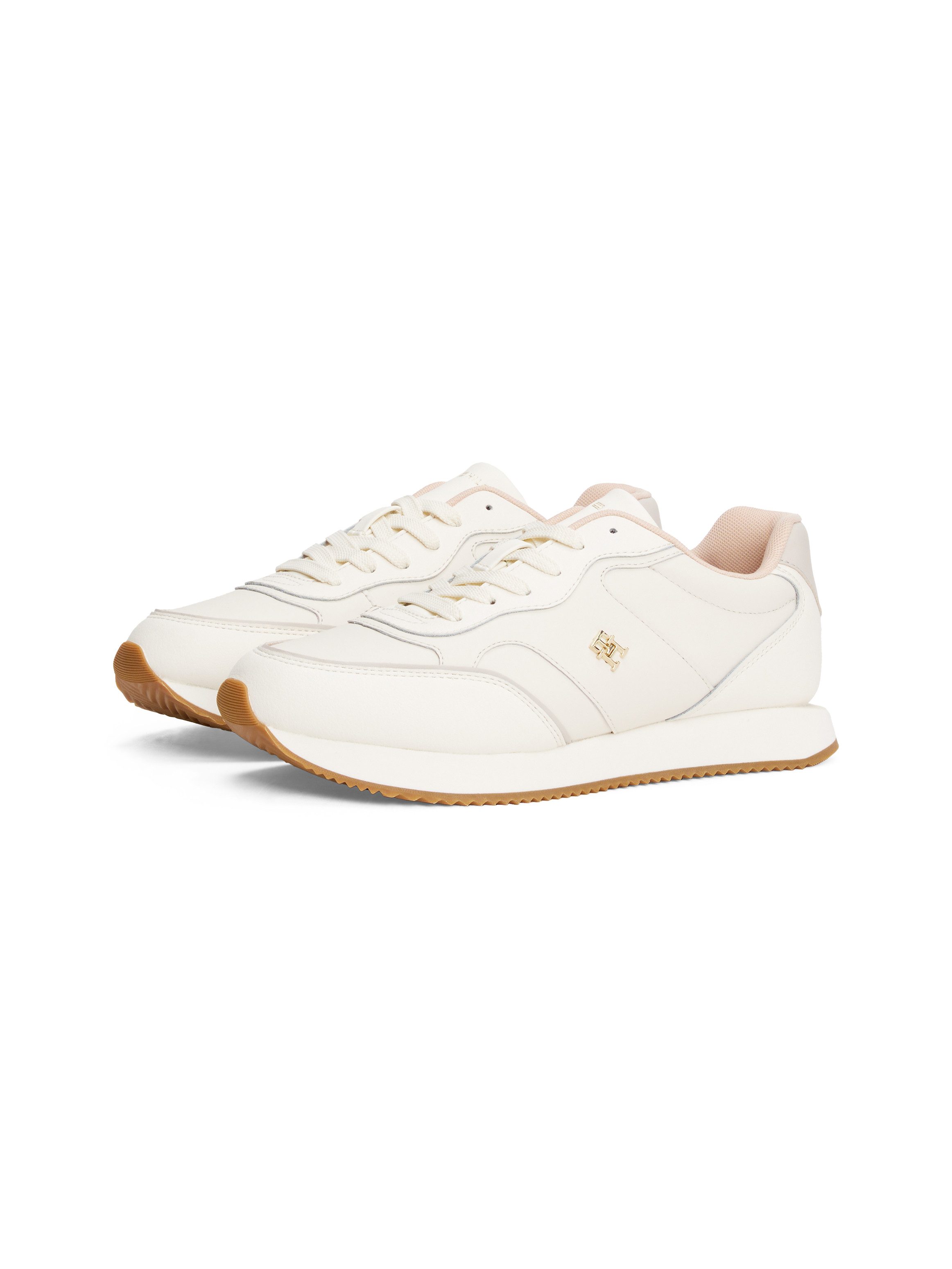 Tommy Hilfiger LEATHER RUNNER Plateausneaker, Freizeitschuh, günstig online kaufen