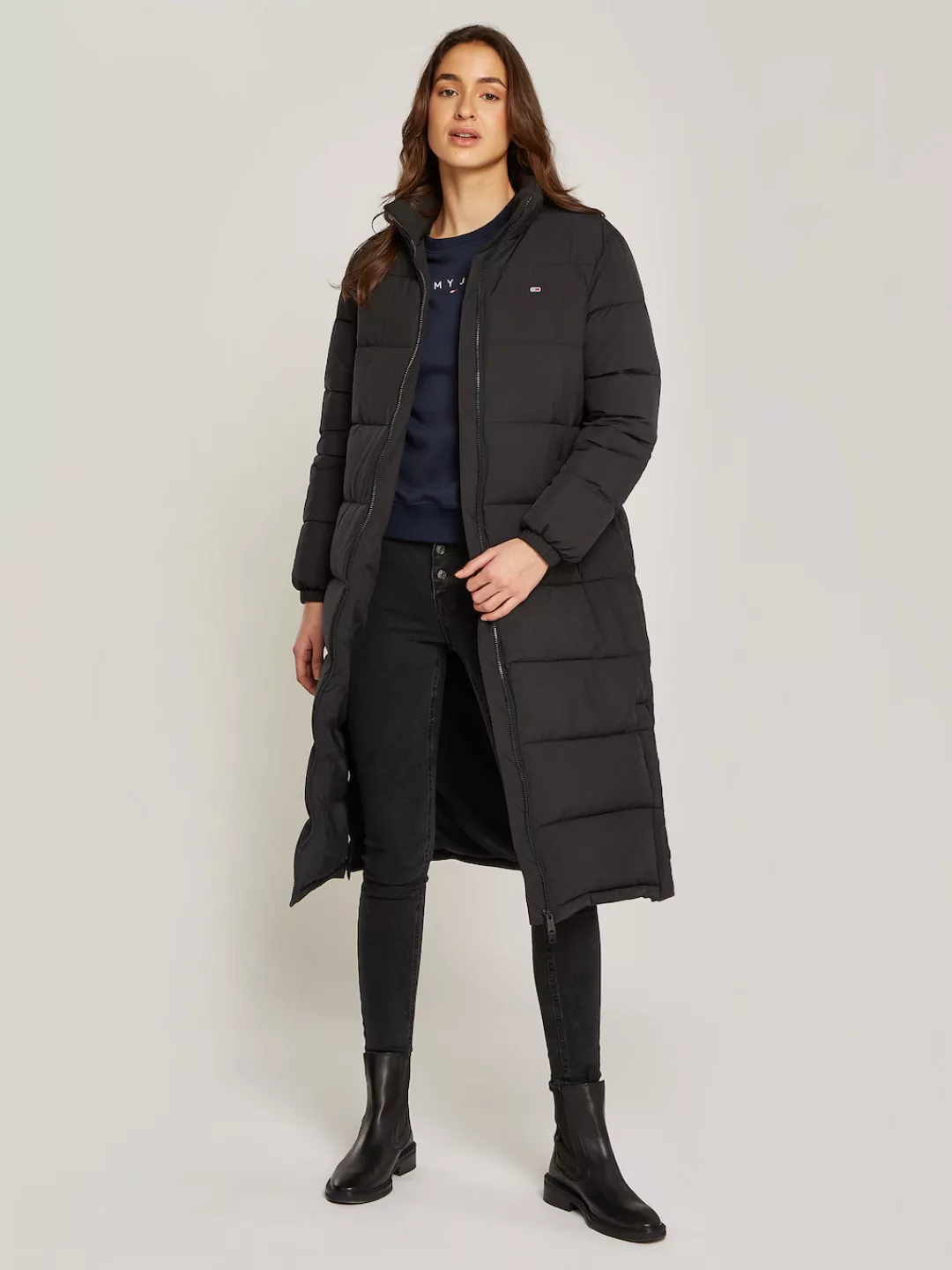 Tommy Jeans Steppmantel "TJW MAXI ESSENTIAL PUFFER", in Maxi-Länge günstig online kaufen