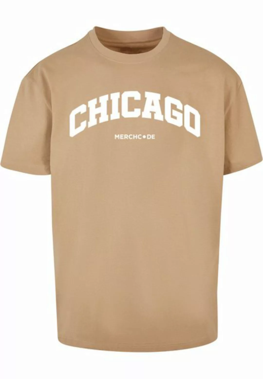 Merchcode T-Shirt Merchcode Herren Chicago Wording - Heavy Oversize Tee (1- günstig online kaufen