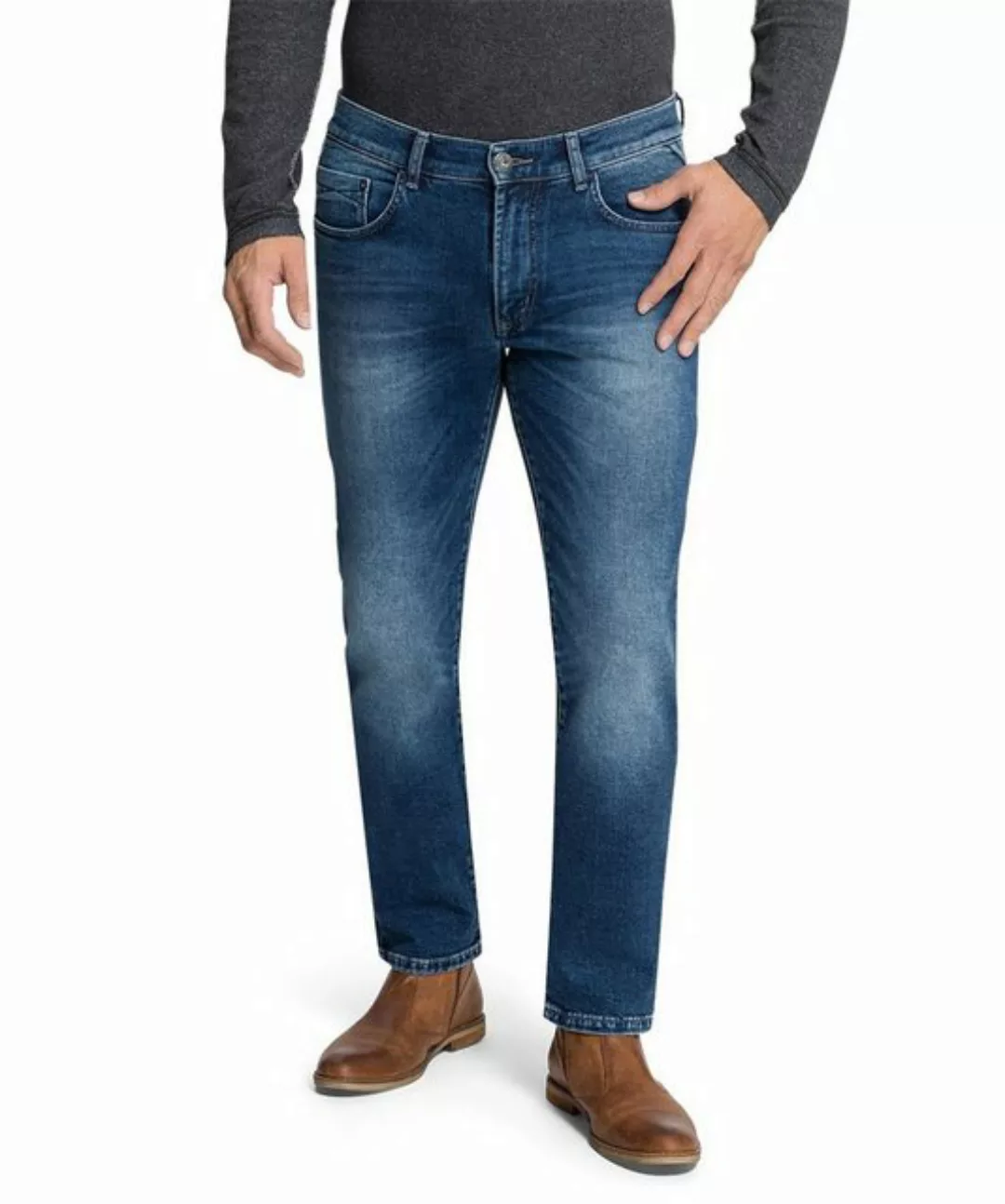 Pioneer Authentic Jeans 5-Pocket-Jeans Eric Straight Fit Handcrafted Megafl günstig online kaufen