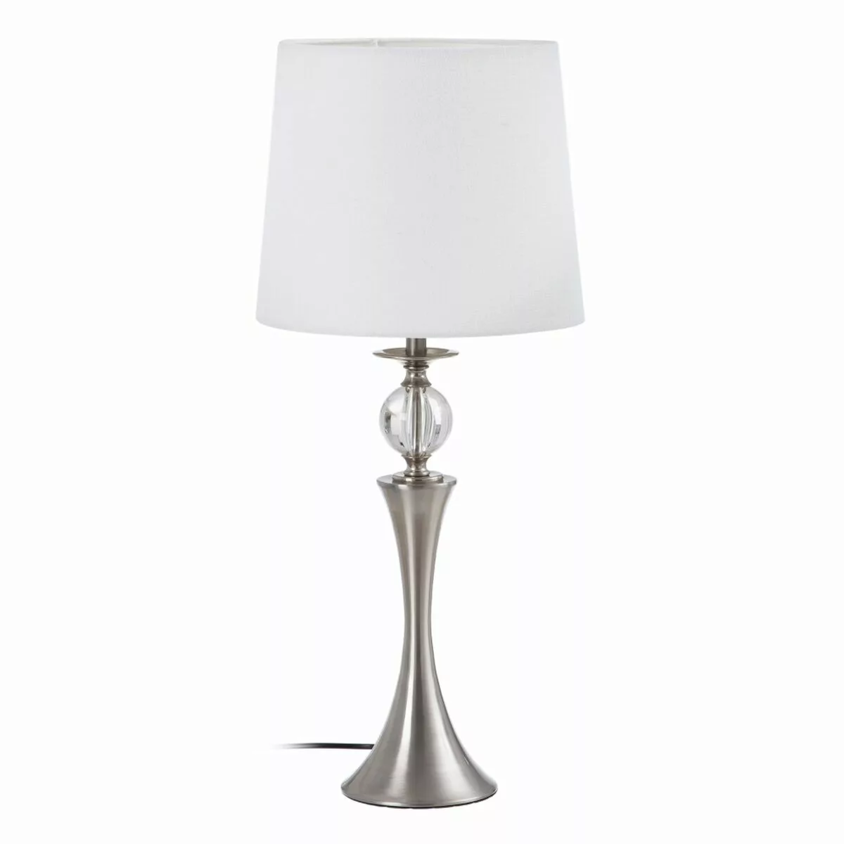 Tischlampe 30 X 30 X 67 Cm Synthetische Stoffe Metall Silber günstig online kaufen