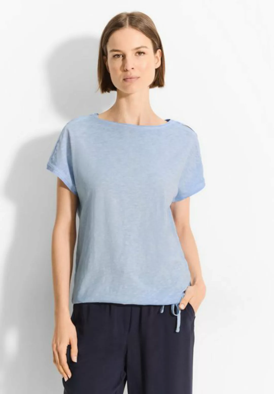 Cecil T-Shirt mit Knotendetail günstig online kaufen