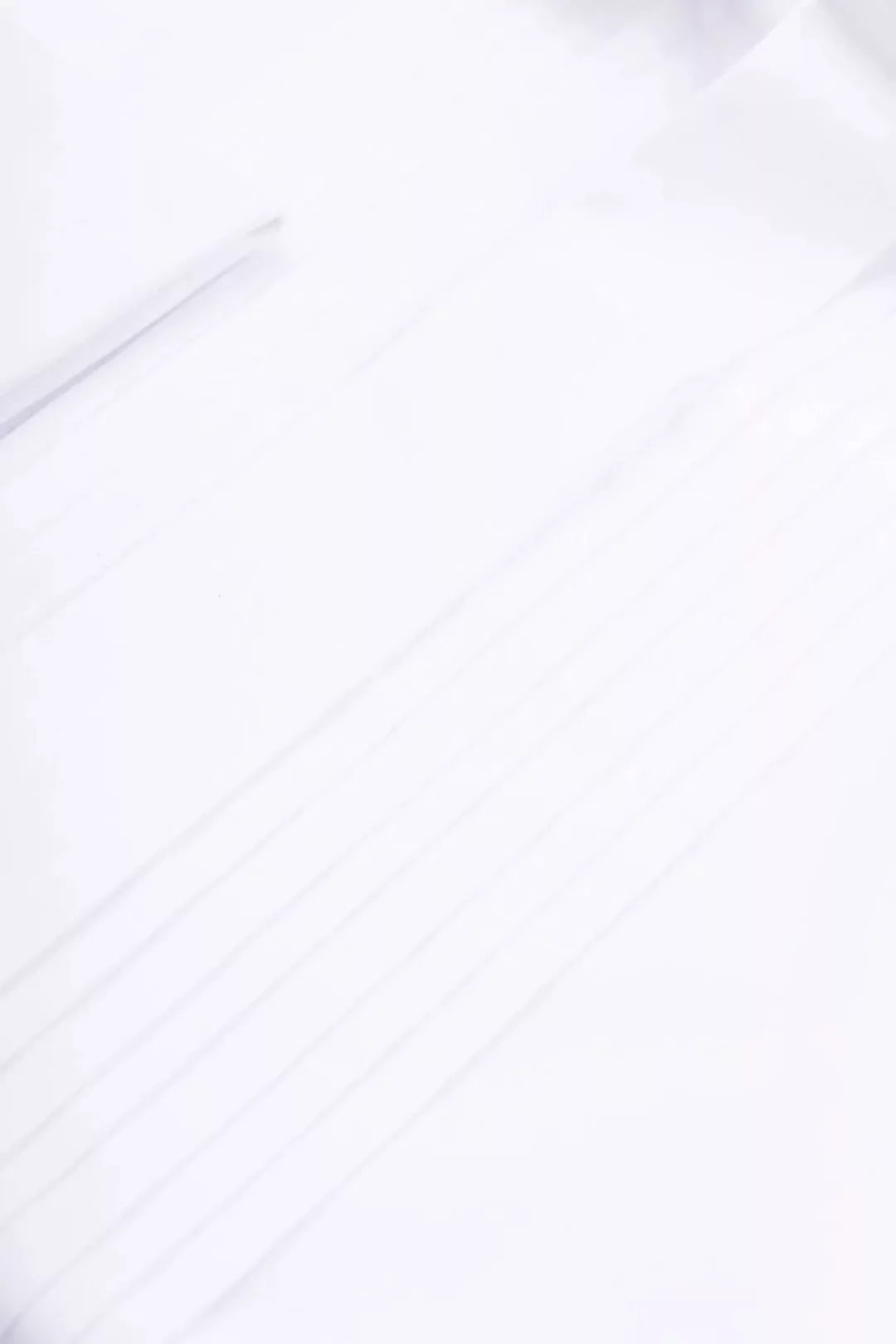 Smokinghemd Hemd mit Plisseefalten Doppelmanschette Weiß - Größe 45 günstig online kaufen