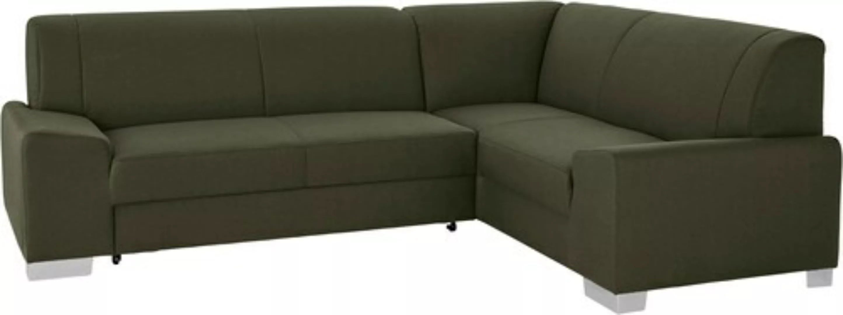 DOMO collection Ecksofa "Anzio L-Form", Wahlweise mit Bettfunktion und Fede günstig online kaufen