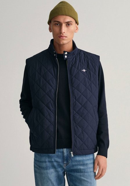 Gant Steppweste QUILTED WINDCHEATER VEST mit Wattierung aus recyceltem Poly günstig online kaufen