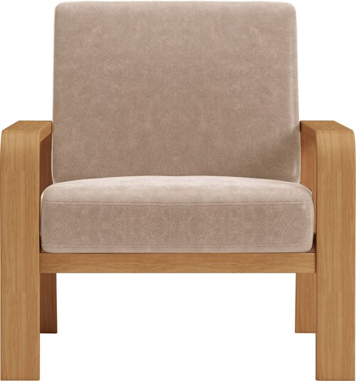 sit&more Sessel »Kolding«, Armlehnen aus eichefarbigem Buchenholz, verschie günstig online kaufen