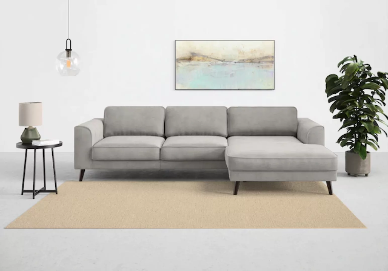 TRENDMANUFAKTUR Ecksofa "Lumber Jack, elegantes Designsofa, zeitlos modern, günstig online kaufen